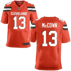 Browns #13 Josh McCown Orange Alternate Men's Stitched NFL New Elite Jersey 