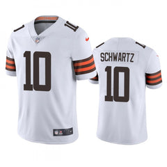 Men's Cleveland Browns #10 Anthony Schwartz White Vapor Untouchable Limited Stitched Jersey 