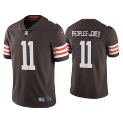 Men's Cleveland Browns #11 Donovan Peoples-Jones New Brown Vapor Untouchable Limited Stitched Jersey 