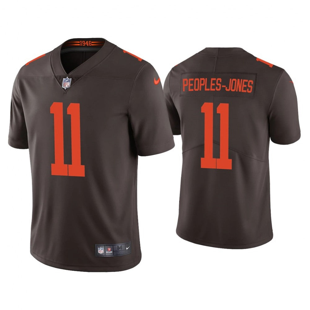 Men's Cleveland Browns #11 Donovan Peoples-Jones 2020 New Brown Vapor Untouchable Limited Stitched Jersey 