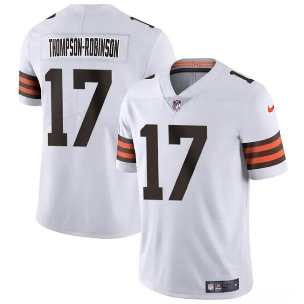 Men's Cleveland Browns #17 Dorian Thompson-Robinson White Vapor Untouchable Limited Stitched Jersey 