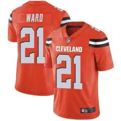 Men's Cleveland Browns #21 Denzel Ward Orange Vapor Untouchable Limited Stitched NFL Jersey 