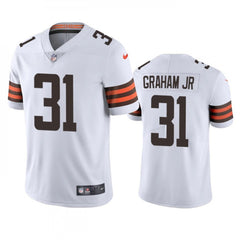 Men's Cleveland Browns #31 Thomas Graham Jr. White Vapor Untouchable Limited Stitched Jersey 