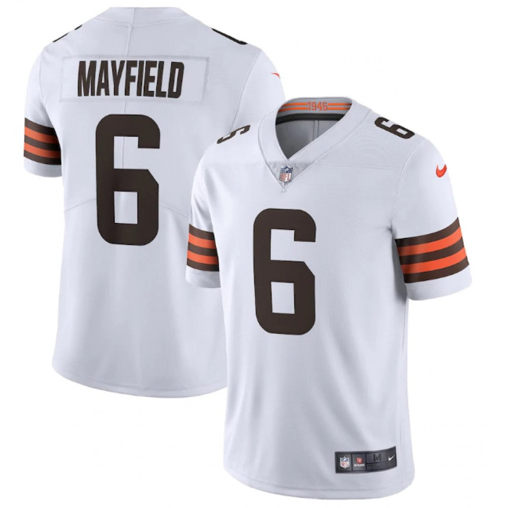 Men's Cleveland Browns #6 Baker Mayfield?New White Vapor Untouchable Limited NFL Stitched Jersey 