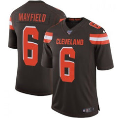 Men's Cleveland Browns #6 Baker Mayfield Brown 2019 100th Season Vapor Untouchable Limited Stitched NFL Jersey 