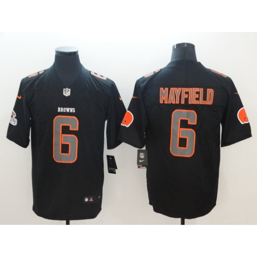 Men's Cleveland Browns #6 Baker Mayfield 2018 Black Impact Limited Stitched NFL Jersey 