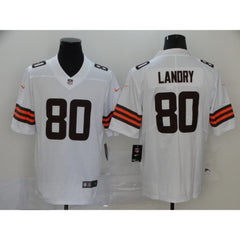 Men's Cleveland Browns #80 Jarvis Landry New White Vapor Untouchable Limited Stitched Jersey 