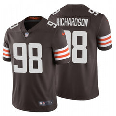 Men's Cleveland Browns #98 Sheldon Richardson 2020 New Brown Vapor Untouchable Limited Stitched Jersey 