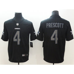 Men's Dallas Cowboys #4 Dak Prescott Black 2018 Impact Limited Stitched NFL Jersey 