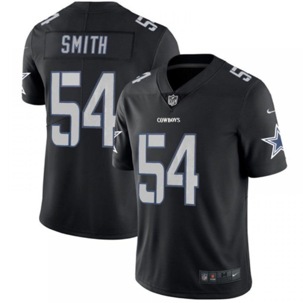 Men's Dallas Cowboys #54 Jaylon Smith Black Impact Limited Stitched NFL Jersey 