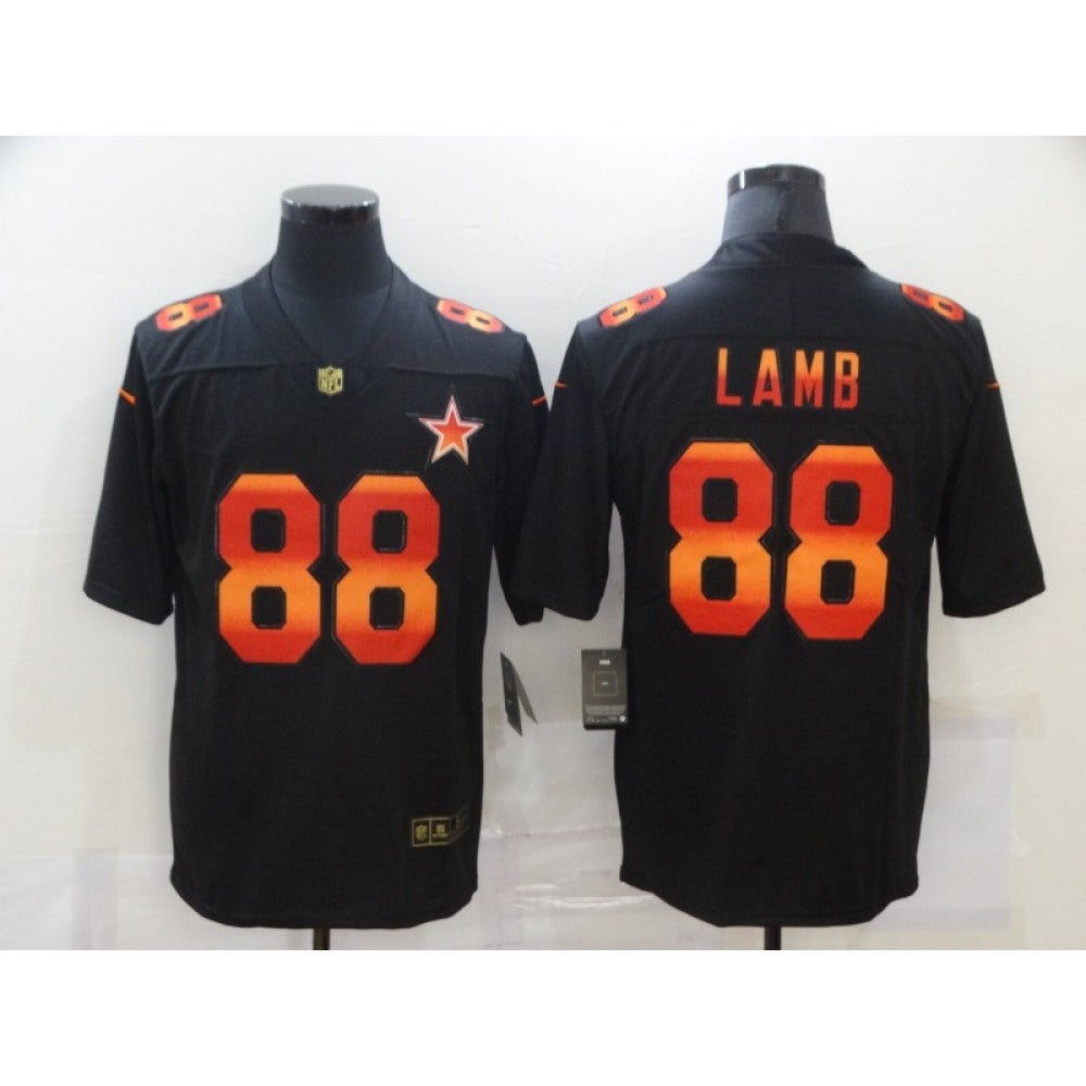Men's Dallas Cowboys #88 CeeDee Lamb 2020 Black Fashion Limited Stitched Jersey 