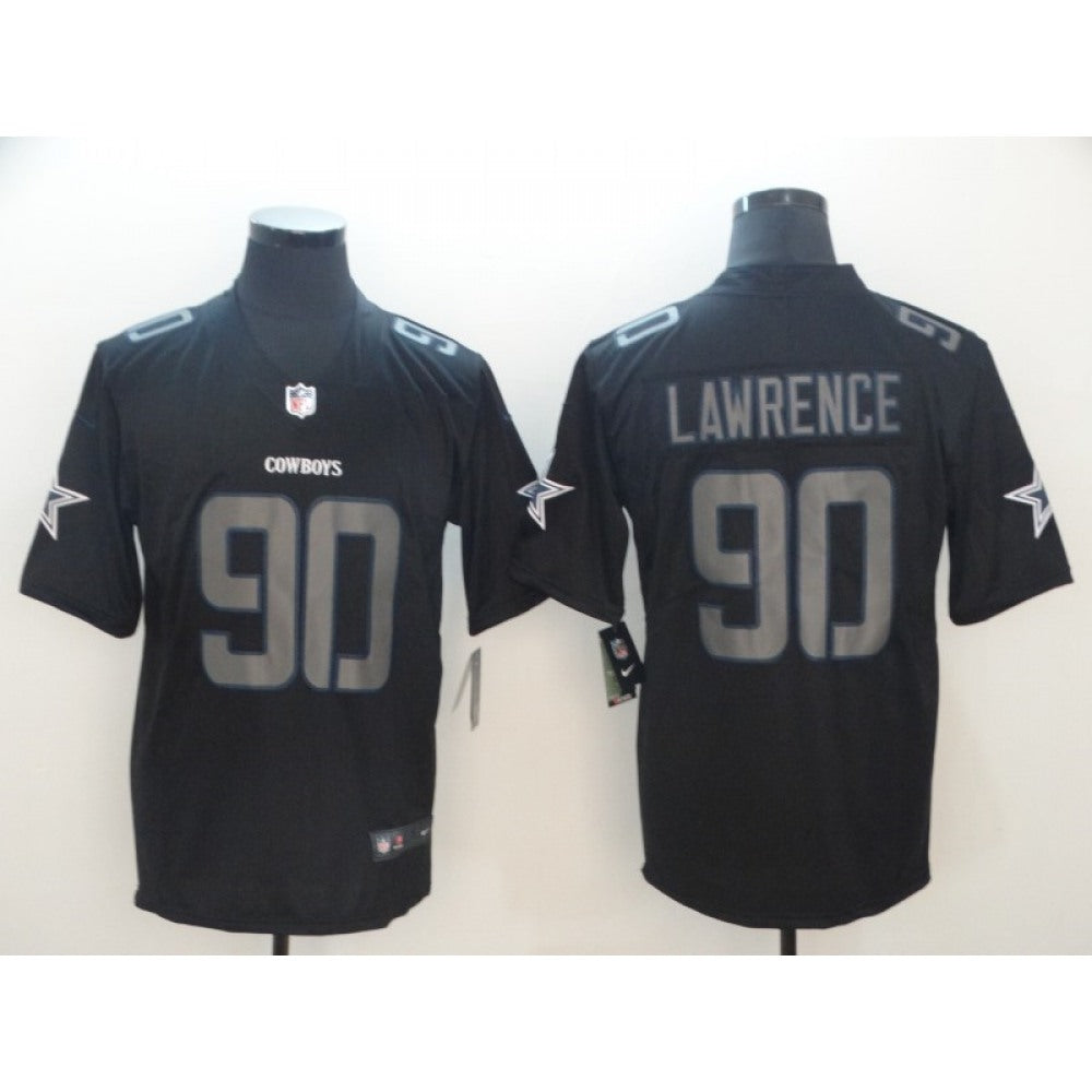 Men's Dallas Cowboys #90 Demarcus Lawrence 2018 Black Impact Limited Stitched NFL Jersey 