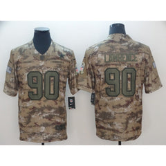 Men's Dallas Cowboys #90 Demarcus Lawrence 2018 Camo Salute To Service Limited Stitched NFL Jersey 