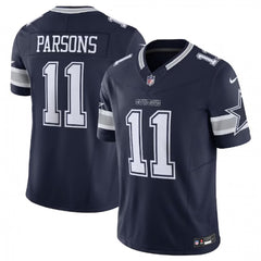 Men's Dallas Cowboys #11 Micah Parsons Navy 2023 F.U.S.E. Limited Stitched Football Jersey 