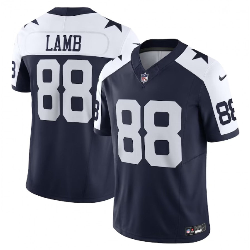 Men's Dallas Cowboys #88 CeeDee Lamb Navy 2023 F.U.S.E. Limited Stitched Football Jersey 