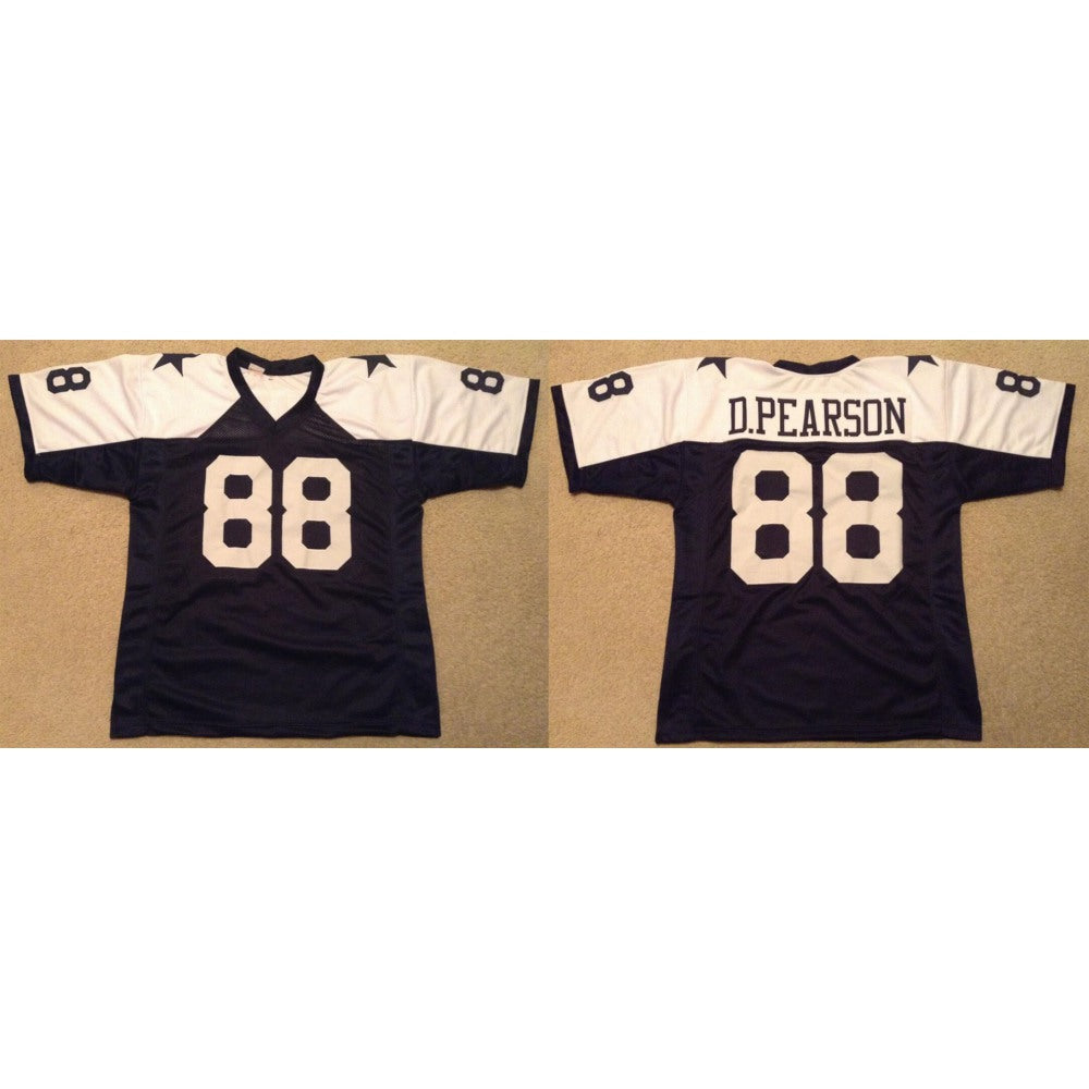 Men's Dallas Cowboys #88 Drew Pearson Navy White Thanksgiving Stitched Football Jersey 