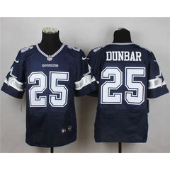 Cowboys #25 Lance Dunbar Navy Blue Team Color Men's Stitched NFL Elite Jersey 