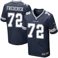 Cowboys #72 Travis Frederick Navy Blue Team Color Men's Stitched NFL Elite Jersey 