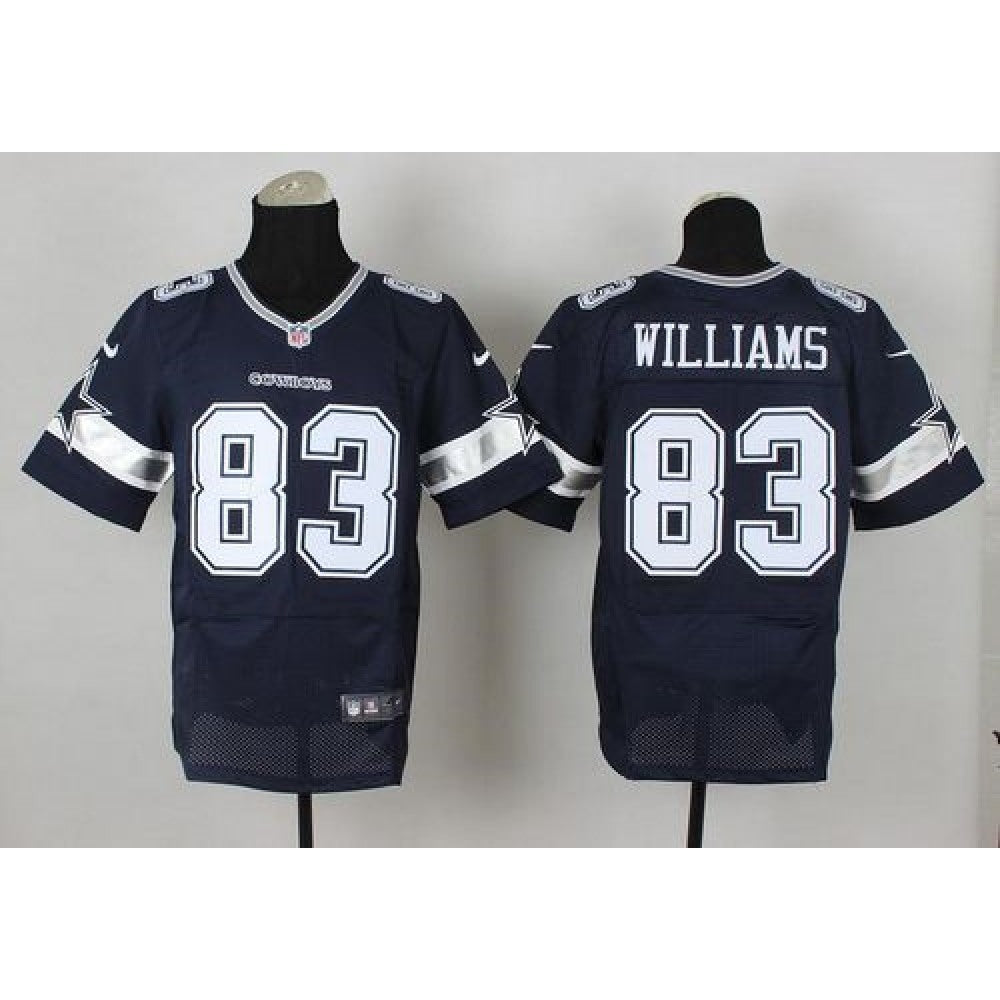 Cowboys #83 Terrance Williams Navy Blue Team Color Men's Stitched NFL Elite Jersey 