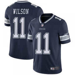 Men's Dallas Cowboys #11 Cedrick Wilson Navy Vapor Untouchable Limited Stitched Jersey 