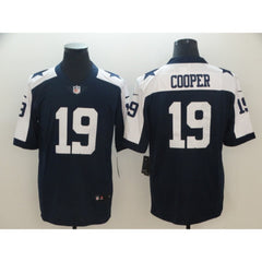 Men's Dallas Cowboys #19 Amari Cooper Navy Thanksgiving Vapor Untouchable Limited Stitched NFL Jersey 