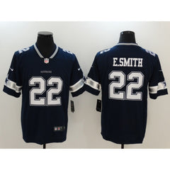Men's Dallas Cowboys #22 Emmitt Smith Navy Vapor Untouchable Player Limited Jersey 