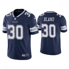 Men's Dallas Cowboys #30 DaRon Bland Navy Vapor Limited Stitched Jersey 