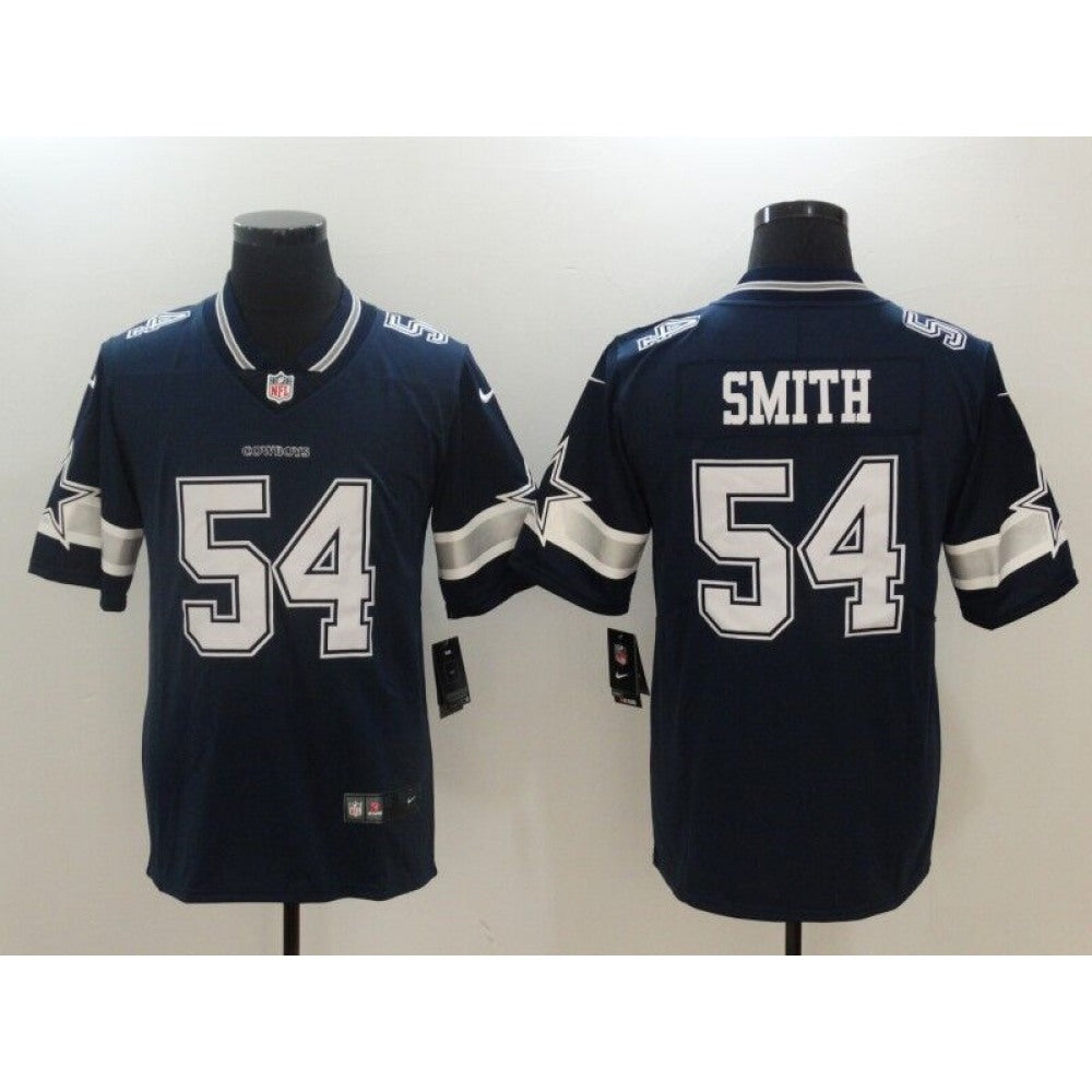 Men's Dallas Cowboys #54 Jaylon Smith Navy Blue Vapor Untouchable Limited Stitched NFL Jersey 