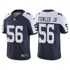 Men's Dallas Cowboys #56 Dante Fowler Jr. Navy/White Vapor Limited Stitched Jersey 