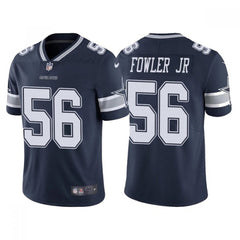 Men's Dallas Cowboys #56 Dante Fowler Jr. Navy Vapor Limited Stitched Jersey 