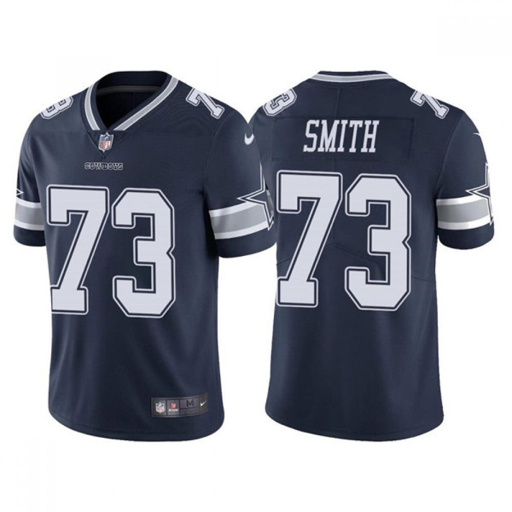 Men's Dallas Cowboys #73 Tyler Smith Navy Vapor Limited Stitched Jersey 