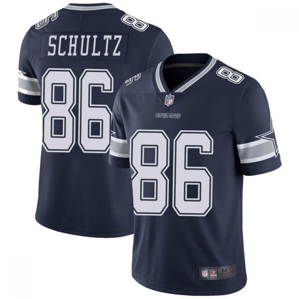 Men's Dallas Cowboys #86 Dalton Schultz Navy Vapor Untouchable Limited Stitched Jersey 