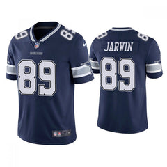 Men's Dallas Cowboys #89 Blake Jarwin Navy Vapor Limited Stitched Jersey 