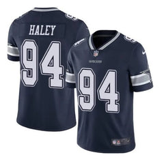 Men's Dallas Cowboys #94 Charles Haley Navy Vapor Untouchable Limited Stitched Jersey 
