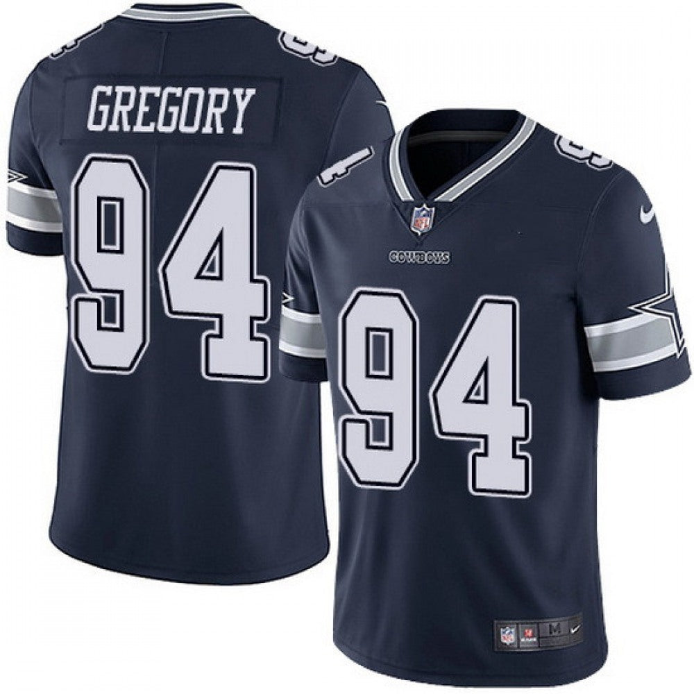 Men's Dallas Cowboys #94 Randy Gregory Navy Limited Stitched Jersey 