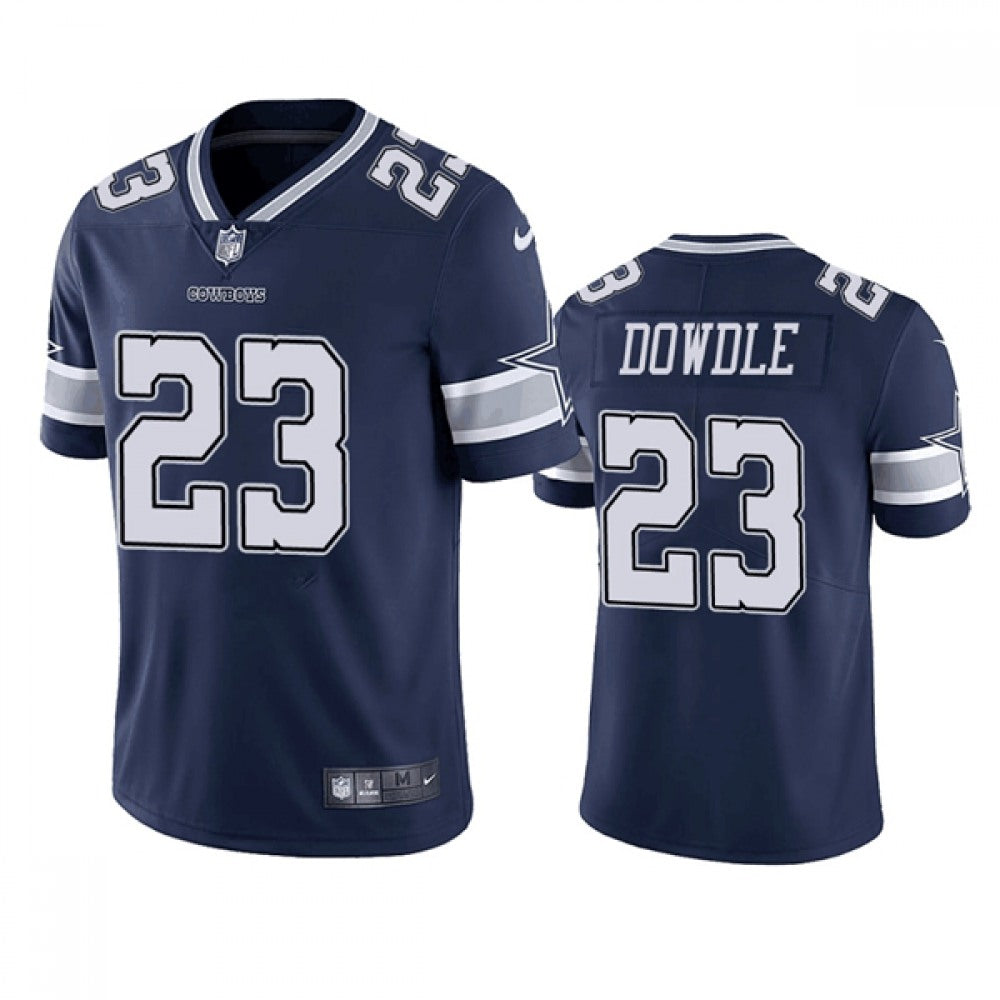 Men's Dallas Cowboys #23 Rico Dowdle Navy Vapor Untouchable Stitched Football Football Jersey 