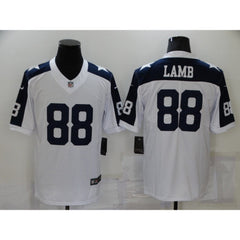 Men's Dallas Cowboys #88 CeeDee Lamb White Stitched Jersey 