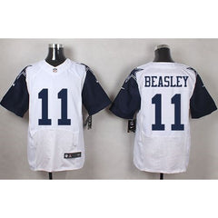 Cowboys #11 Cole Beasley White Men's Stitched NFL Elite Rush Jersey 