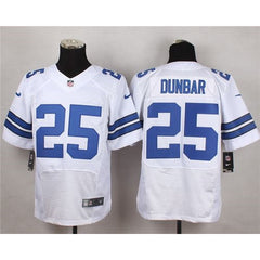 Cowboys #25 Lance Dunbar White Men's Stitched NFL Elite Jersey 