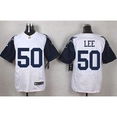 Cowboys #50 Sean Lee White Men's Stitched NFL Elite Rush Jersey 