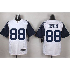 Cowboys #88 Michael Irvin White Men's Stitched NFL Elite Rush Jersey 