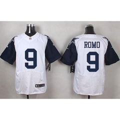 Cowboys #9 Tony Romo White Men's Stitched NFL Elite Rush Jersey 