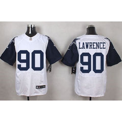 Cowboys #90 Demarcus Lawrence White Men's Stitched NFL Elite Rush Jersey 