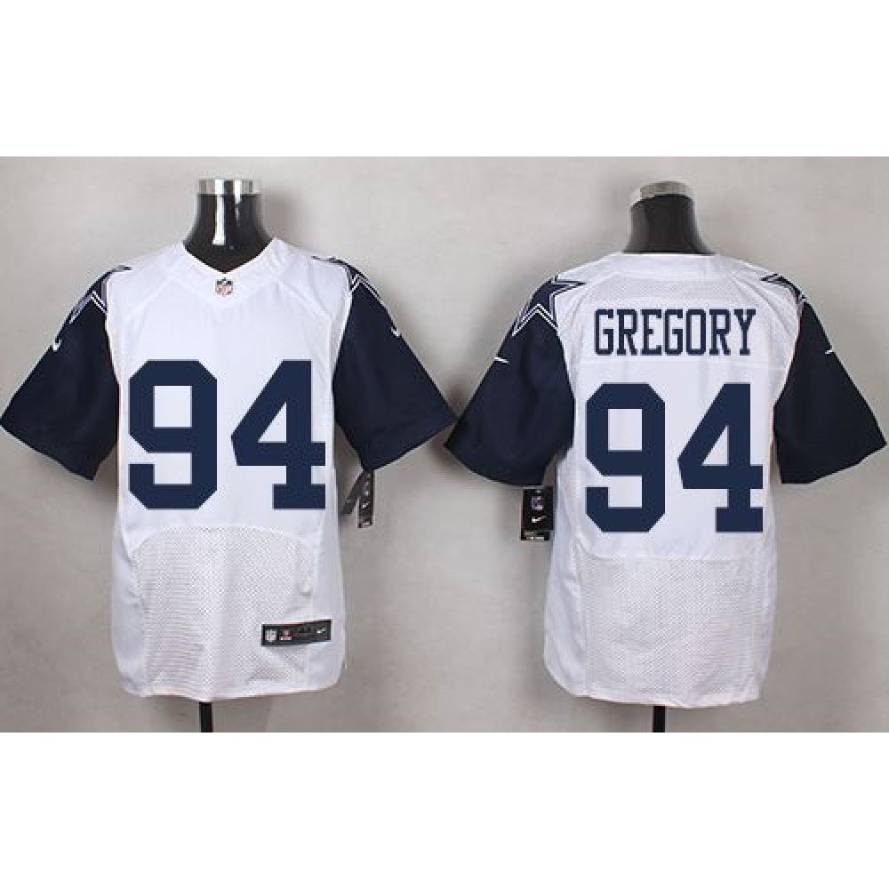 Cowboys #94 Randy Gregory White Men's Stitched NFL Elite Rush Jersey 