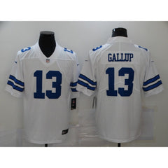 Men's Dallas Cowboys #13 Michael Gallup 2019 White Vapor Untouchable Limited Stitched NFL Jersey 