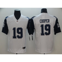 Men's Dallas Cowboys #19 Amari Cooper White Color Rush Limited Stitched NFL Jersey 