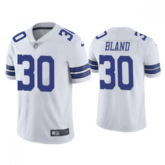 Men's Dallas Cowboys #30 DaRon Bland White Vapor Limited Stitched Jersey 