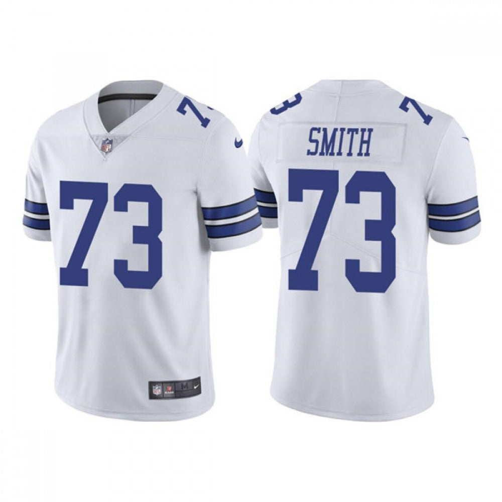 Men's Dallas Cowboys #73 Tyler Smith White Vapor Limited Stitched Jersey 