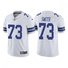 Men's Dallas Cowboys #73 Tyler Smith White Vapor Limited Stitched Jersey 