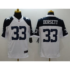 Cowboys #33 Tony Dorsett White Thanksgiving Throwback Men's Stitched NFL Limited Jersey 